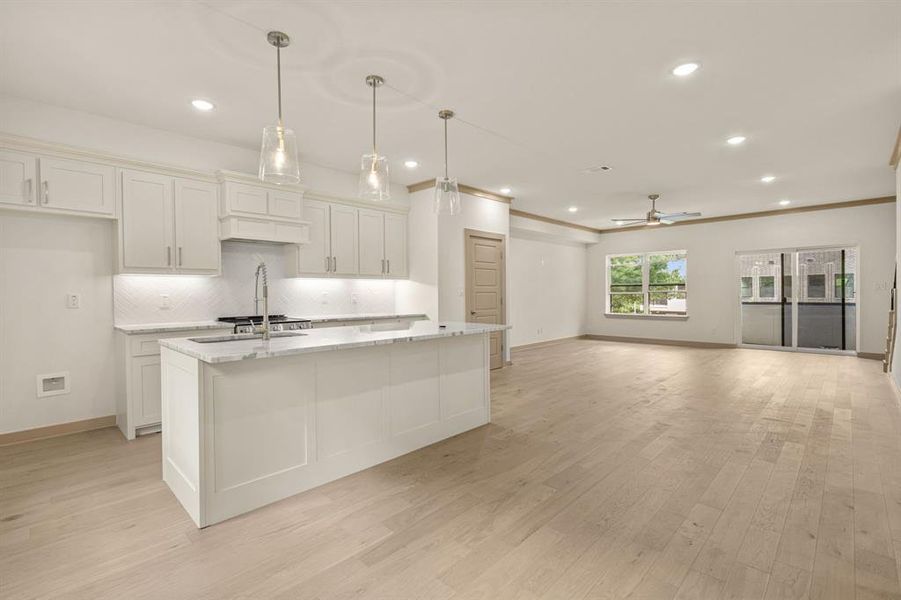 Furnished interior view inside a new home in , Fort Worth (Image 3).
