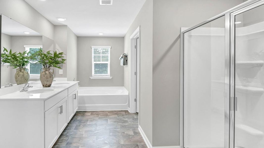 Furnished interior view inside a new home in Pine Hills at Cane Bay, Moncks Corner (Image 26).