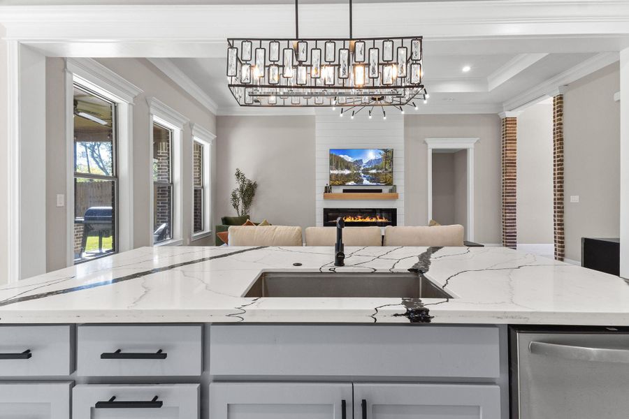 Furnished interior view inside a new home in , Beaumont (Image 34).