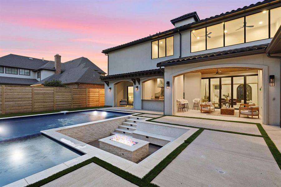Exterior details and patio area of a home in , Dallas (Image 23).