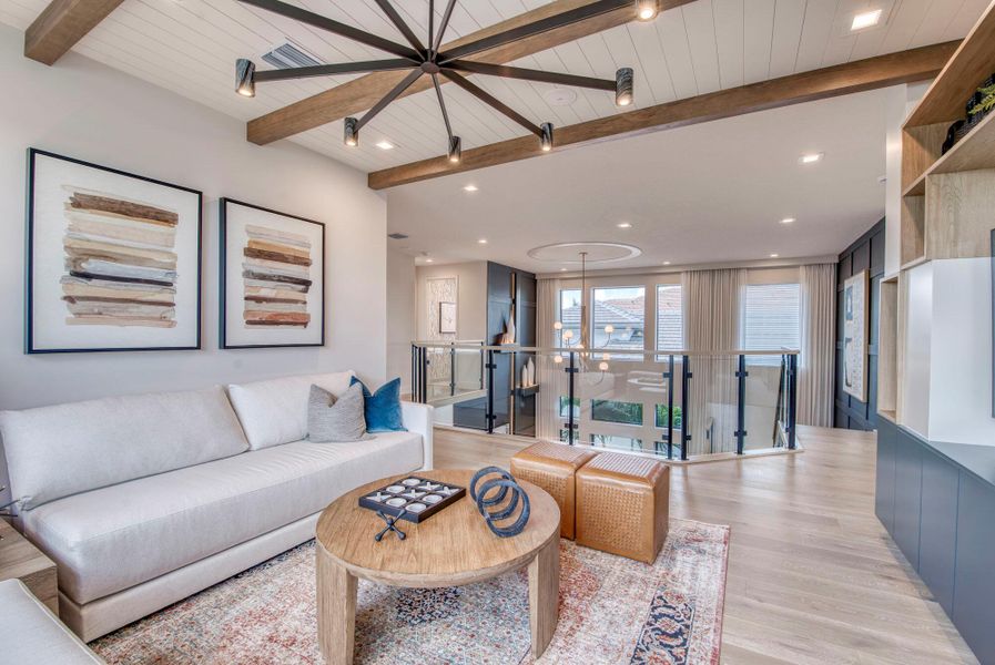 Furnished interior view inside a new home in Apex at Avenir, Palm Beach Gardens (Image 5).