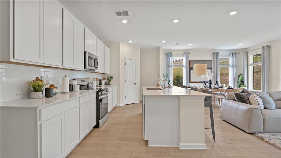 Furnished interior view inside a new home in Crosswinds, Haines City (Image 14).