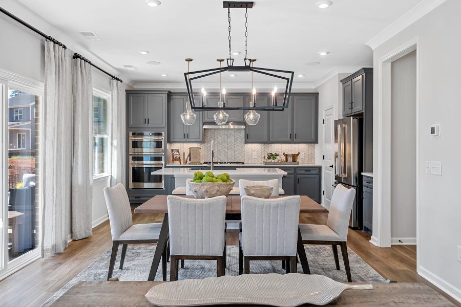 Representative furnished interior of a home built from the Woodwright by Tri Pointe Homes in Alton Creek, Mint Hill (Image 11).