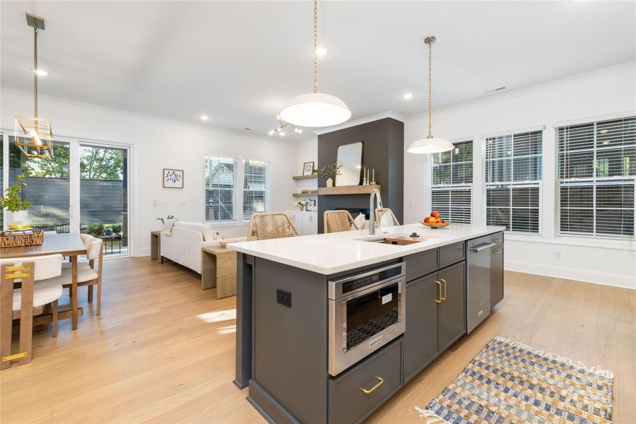 Furnished interior view inside a new home in , Charlotte (Image 20).