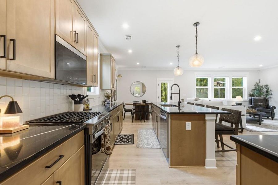 Furnished interior view inside a new home in Cambridge at Steels Bridge, Canton (Image 29).