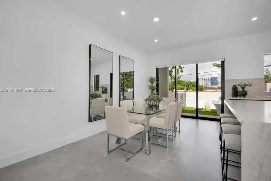 Furnished interior view inside a new home in , Miami (Image 19).
