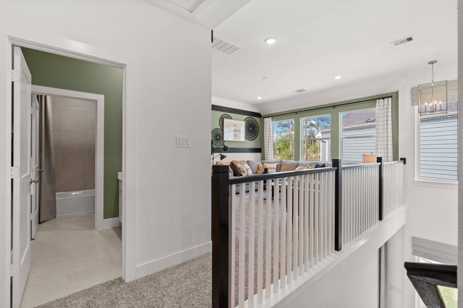 Furnished interior view inside a new home in Santa Rita Ranch, Liberty Hill (Image 15).