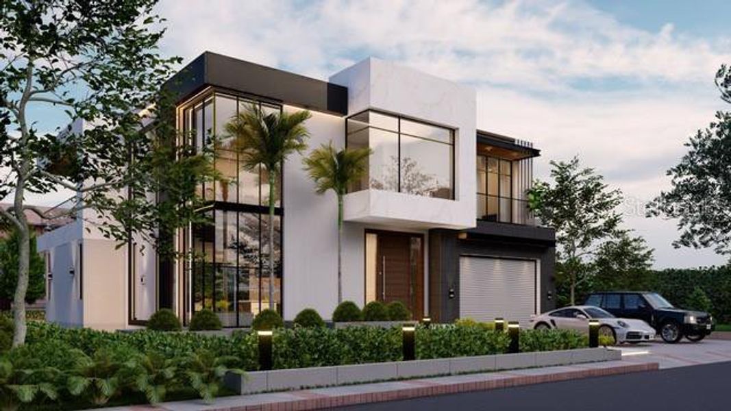 Front exterior of a new home in , Tampa, FL, highlighting curb appeal (Image 1). Front exterior of a new home in , Tampa, FL, highlighting curb appeal (Image 1).