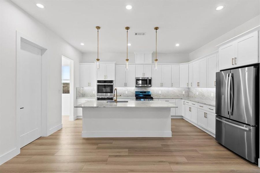Furnished interior view inside a new home in , Sherman (Image 8).