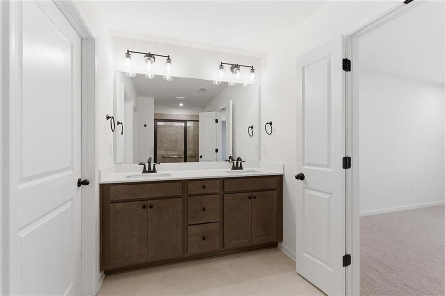 Furnished interior view inside a new home in Silver Leaf, Dawsonville (Image 7).