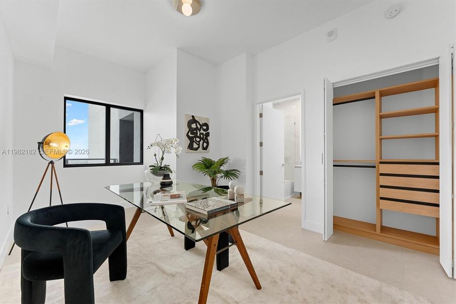 Furnished interior view inside a new home in , Miami (Image 5).