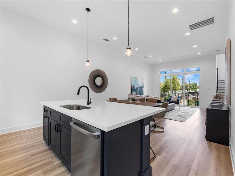 Furnished interior view inside a new home in Allura At Val Verde, Houston (Image 14).