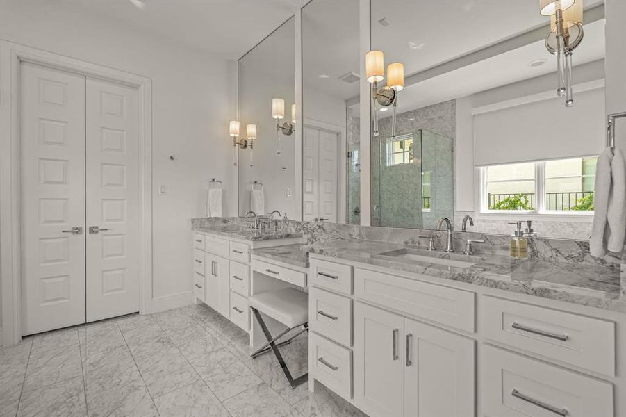 Furnished interior view inside a new home in , Fort Worth (Image 16).