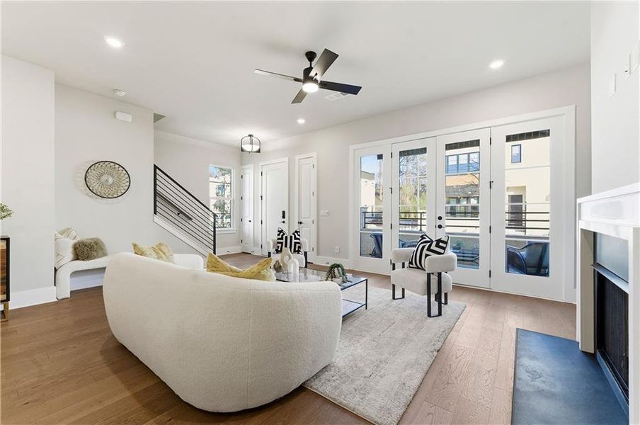 Furnished interior view inside a new home in , Watkinsville (Image 12).