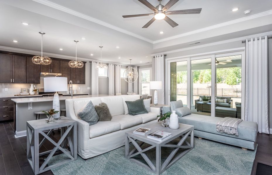 Furnished interior view inside a new home in Kinsdale, Lancaster (Image 7).