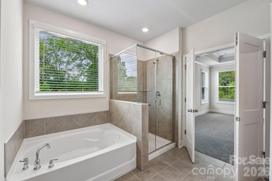 Furnished interior view inside a new home in Sanctuary at Southgate, Indian Trail (Image 8).
