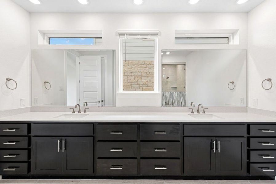 Furnished interior view inside a new home in Santa Rita Ranch, Liberty Hill (Image 11).