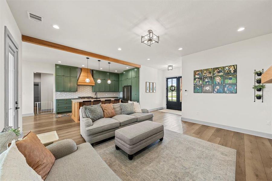 Furnished interior view inside a new home in , Moody (Image 25).