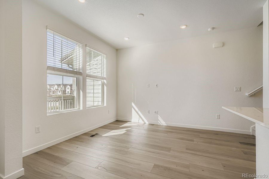 Spacious, unfurnished interior of a new home in Parterre: The Parkside Collection, Thornton (Image 8). Spacious, unfurnished interior of a new home in Parterre: The Parkside Collection, Thornton (Image 8).