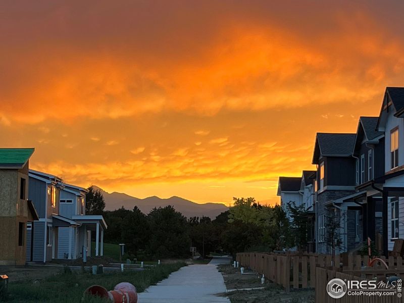 Front exterior of a new home in , Berthoud, CO, highlighting curb appeal (Image 20).