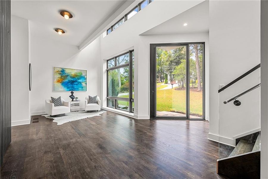 Furnished interior view inside a new home in , Atlanta (Image 5).