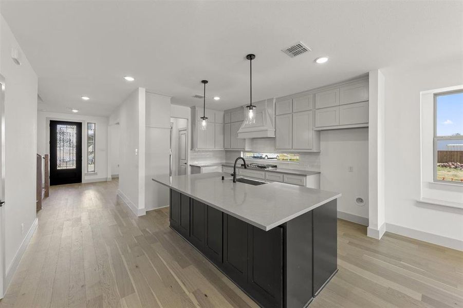 Furnished interior view inside a new home in Trails at Cottonwood Creek, Rowlett (Image 5).