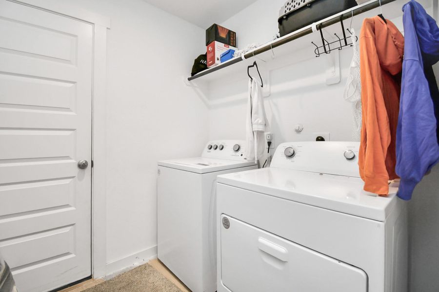 Furnished interior view inside a new home in Post Oak Pointe, Fresno (Image 15).