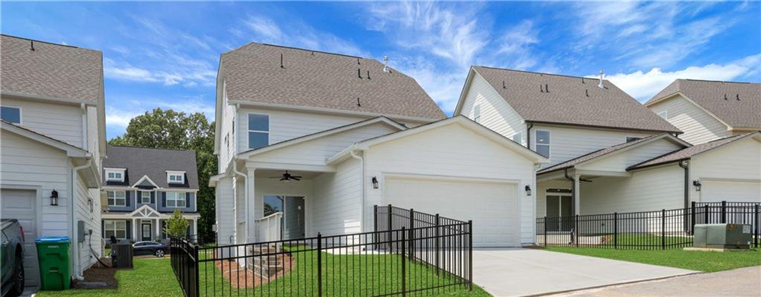 Front exterior of a new home in Marble Tree, Ball Ground, GA, highlighting curb appeal (Image 23).
