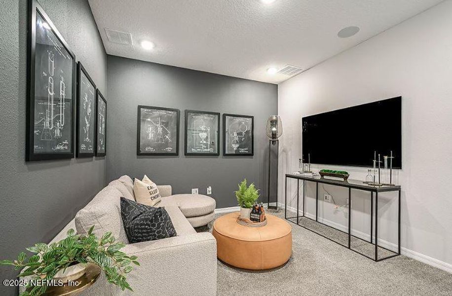 Furnished interior view inside a new home in Cherry Elm at SilverLeaf, St. Augustine (Image 5).