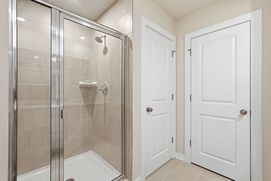 Clean, modern finishes create a relaxing atmosphere