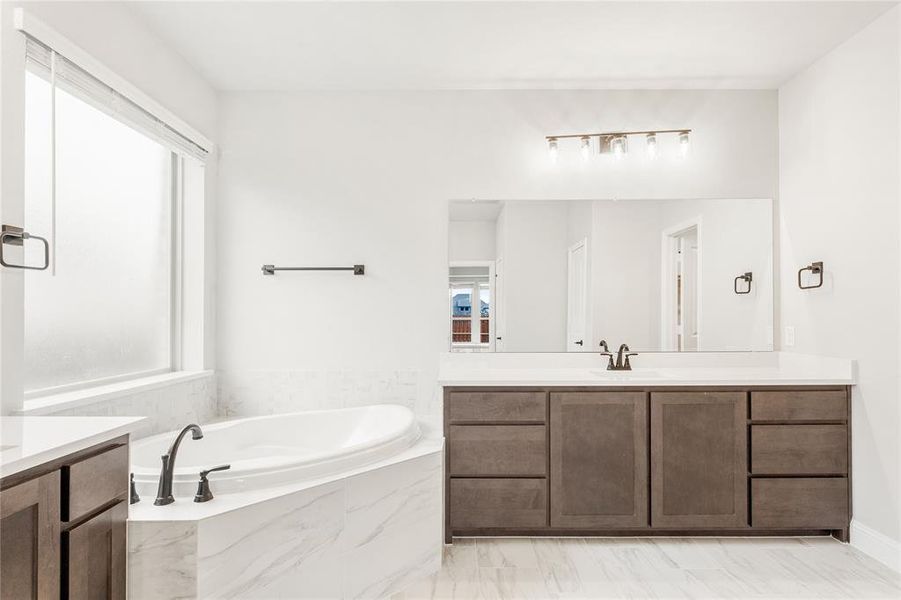 Furnished interior view inside a new home in Villages of Walnut Grove, Midlothian (Image 9).