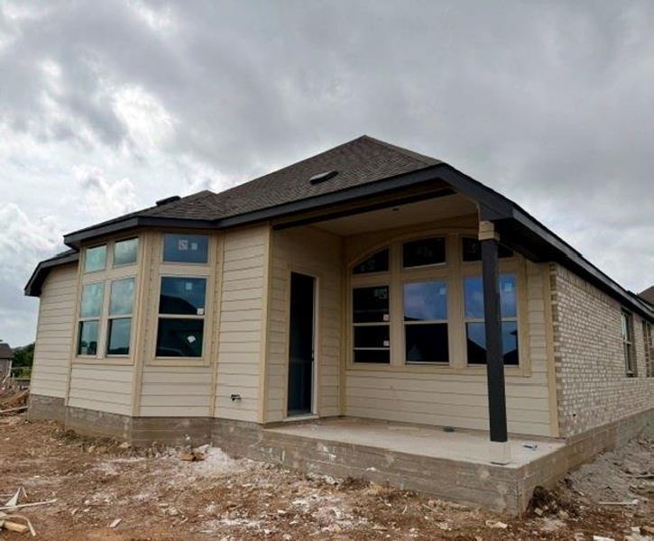 In-progress construction of a new home in Oaks at San Gabriel, Georgetown, TX (Image 6).