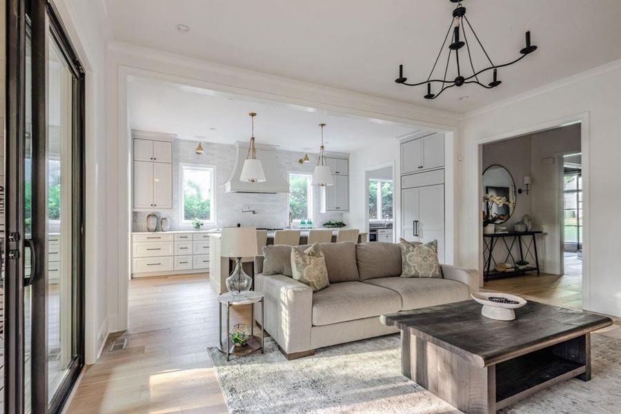 Furnished interior view inside a new home in , Atlanta (Image 31).