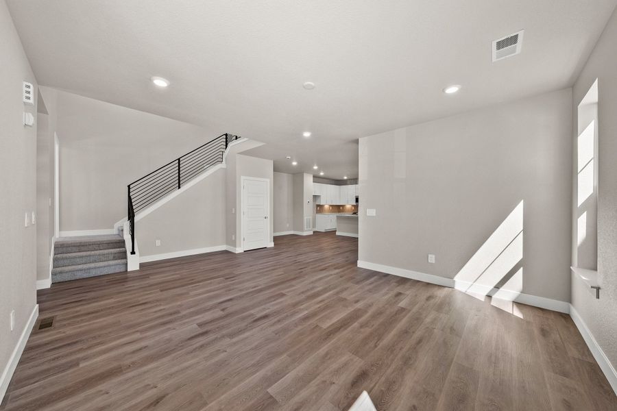 Spacious, unfurnished interior of a new home in Trumark Homes at Sterling Ranch, Littleton (Image 10). Spacious, unfurnished interior of a new home in Trumark Homes at Sterling Ranch, Littleton (Image 10).