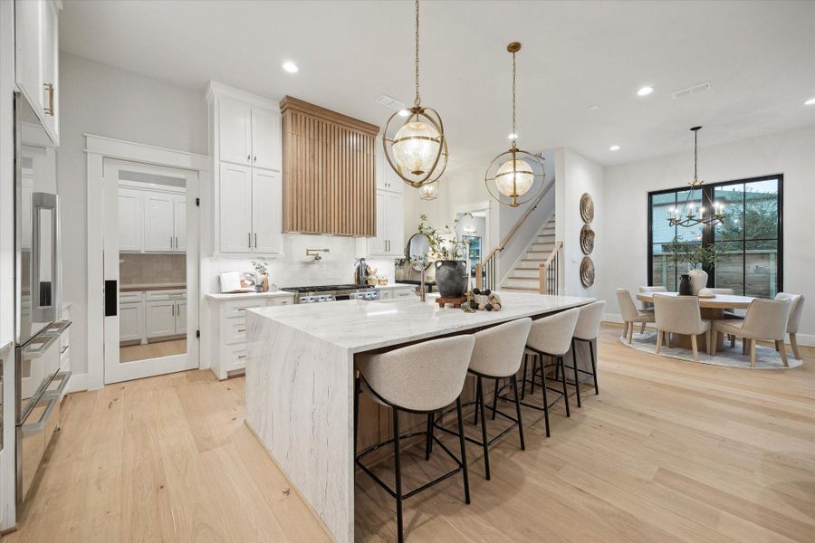 Furnished interior view inside a new home in Houston Heights, Houston (Image 11).