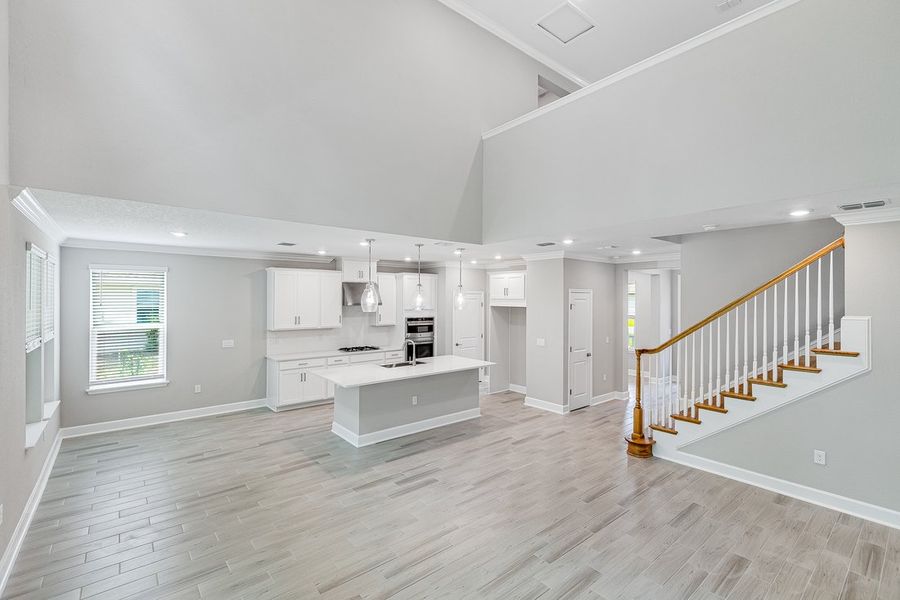 Spacious, unfurnished interior of a new home in Osprey Cove, St. Marys (Image 33). Spacious, unfurnished interior of a new home in Osprey Cove, St. Marys (Image 33).