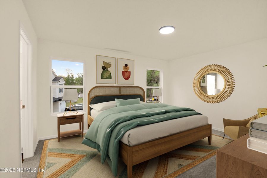 Furnished interior view inside a new home in , Green Cove Springs (Image 15). Furnished interior view inside a new home in , Green Cove Springs (Image 15).