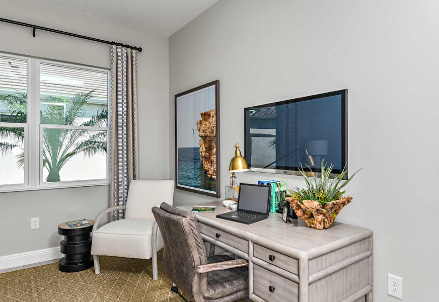 Furnished interior view inside a new home in Avelina, Venice (Image 29).