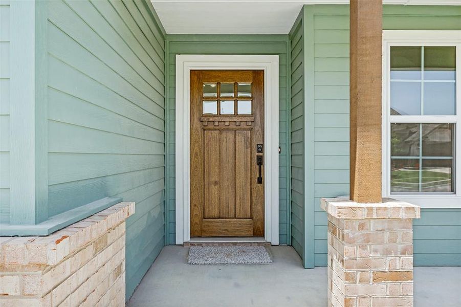 Exterior details and patio area of a home in , Sanger (Image 3). Exterior details and patio area of a home in , Sanger (Image 3).