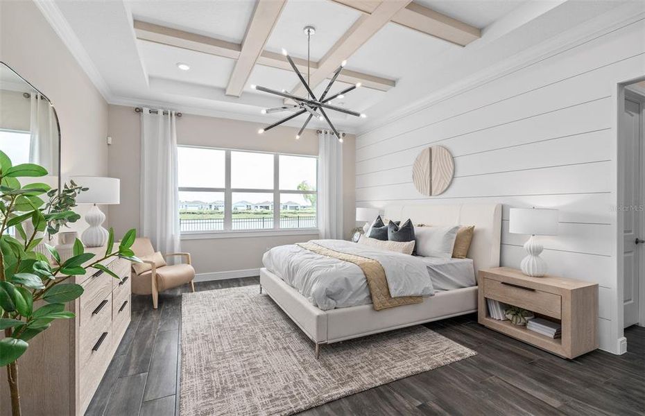 Furnished interior view inside a new home in Del Webb Oasis, Winter Garden (Image 10).