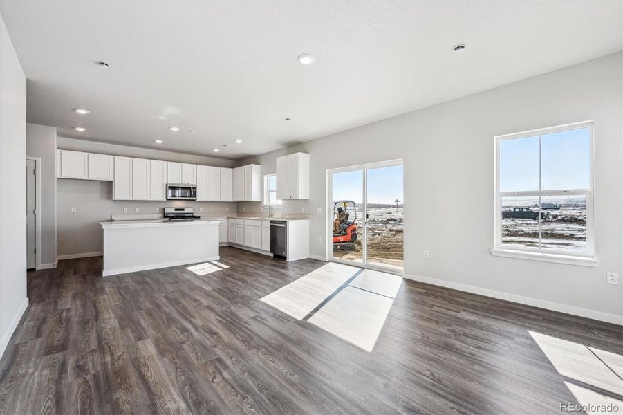 Spacious, unfurnished interior of a new home in Legato, Commerce City (Image 13). Spacious, unfurnished interior of a new home in Legato, Commerce City (Image 13).