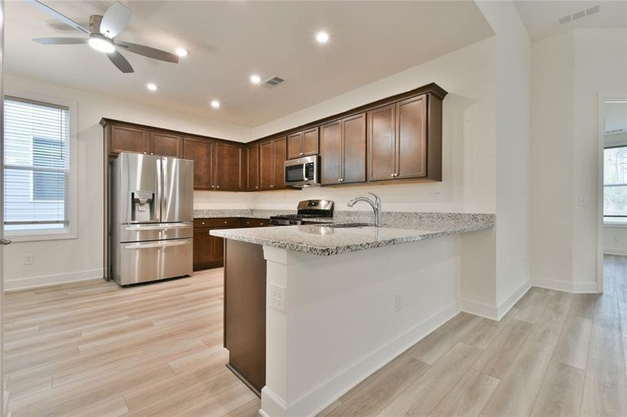 Furnished interior view inside a new home in , Hoschton (Image 7).