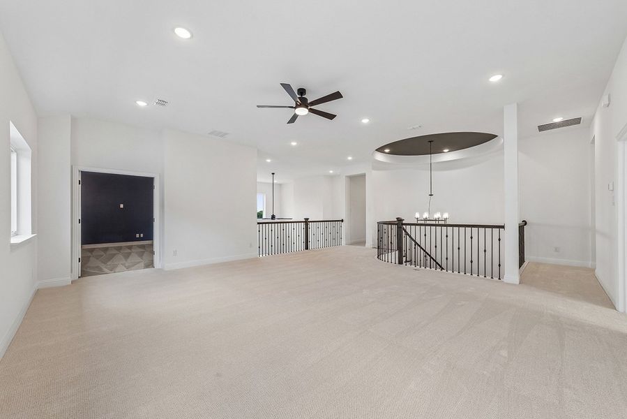 Representative unfurnished interior of a home built from the Diana by Landon Homes in Lexington Frisco, Frisco (Image 69).
