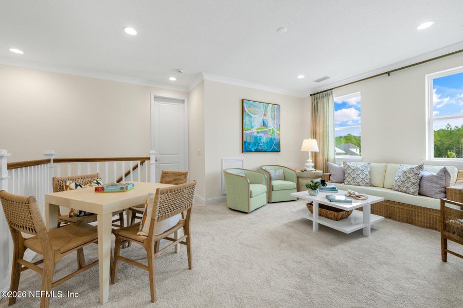 Furnished interior view inside a new home in Reflections at Nocatee, Ponte Vedra (Image 35). Furnished interior view inside a new home in Reflections at Nocatee, Ponte Vedra (Image 35).