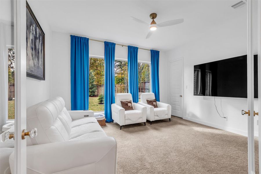 Theatre room, Game room or Play room Theatre room, Game room or Play room