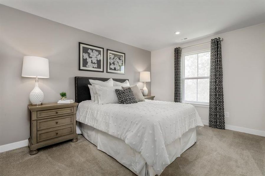 Furnished interior view inside a new home in McCain's Station Townhomes, Gallatin (Image 17).