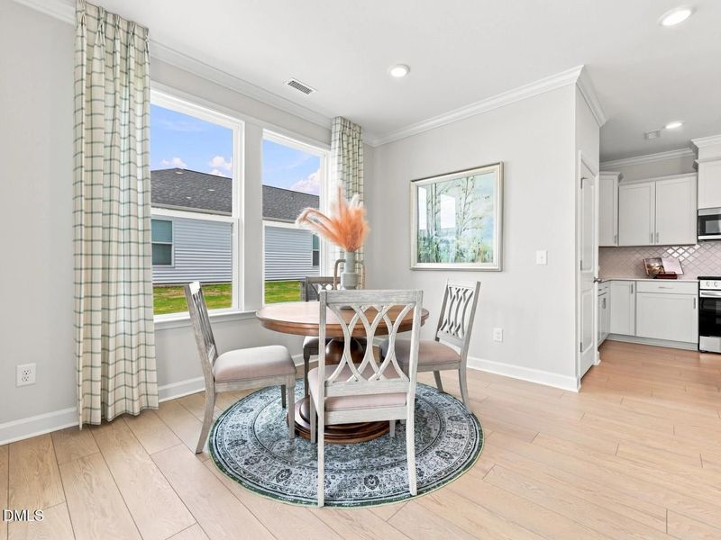 Furnished interior view inside a new home in Woodland Crossing, Zebulon (Image 22).