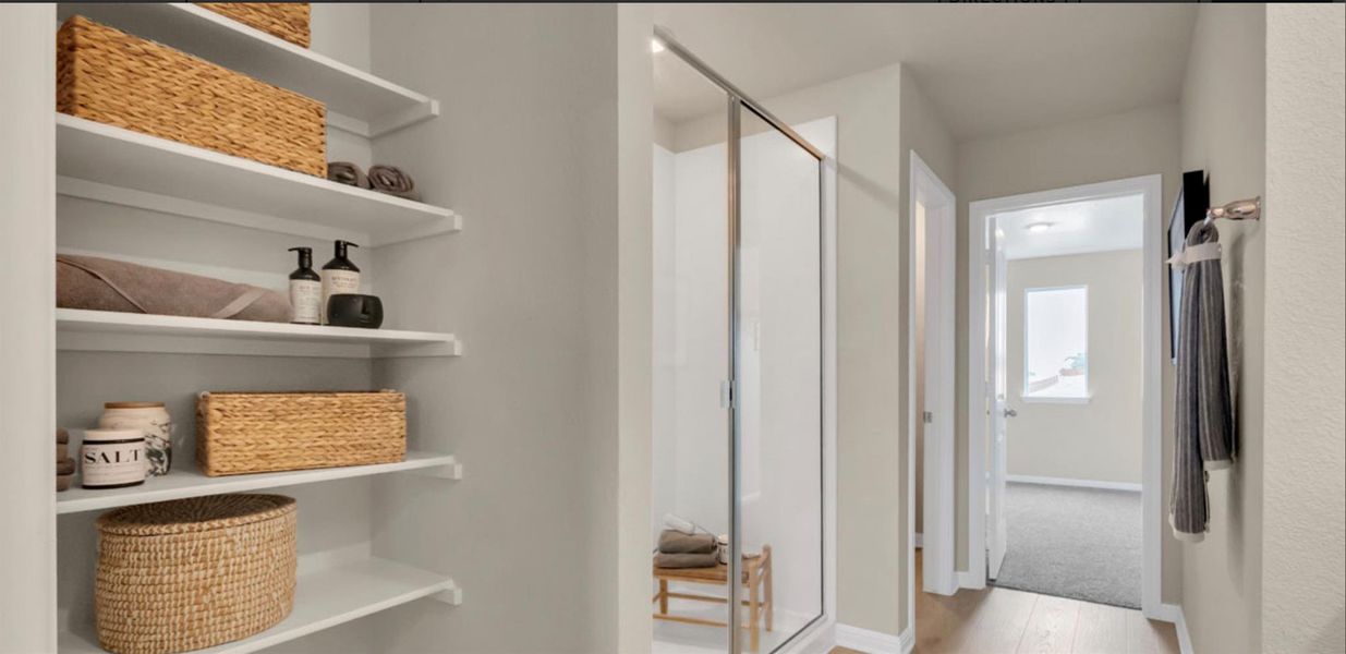 Furnished interior view inside a new home in Watermill, Kyle (Image 14).