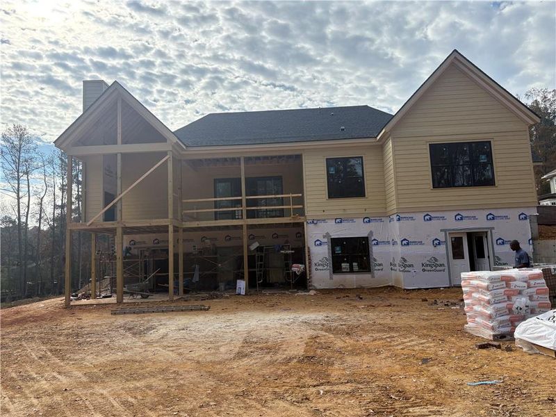 In-progress construction of a new home in , Powder Springs, GA (Image 16). In-progress construction of a new home in , Powder Springs, GA (Image 16).
