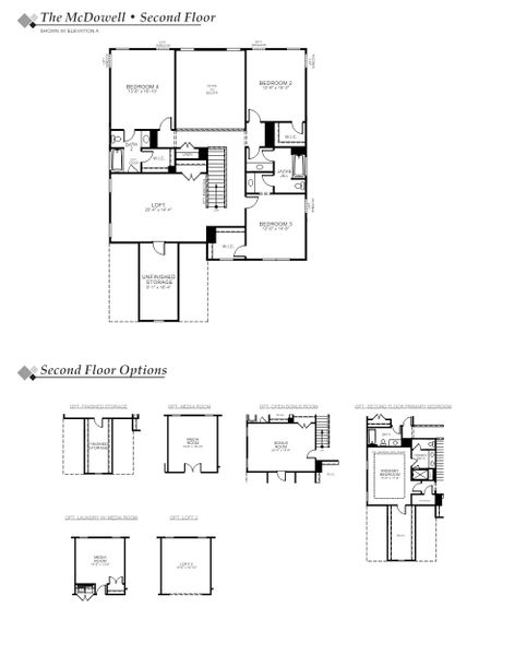 2D floor plan layout of this home in Cedar Ridge, Angier, NC (Image 3).